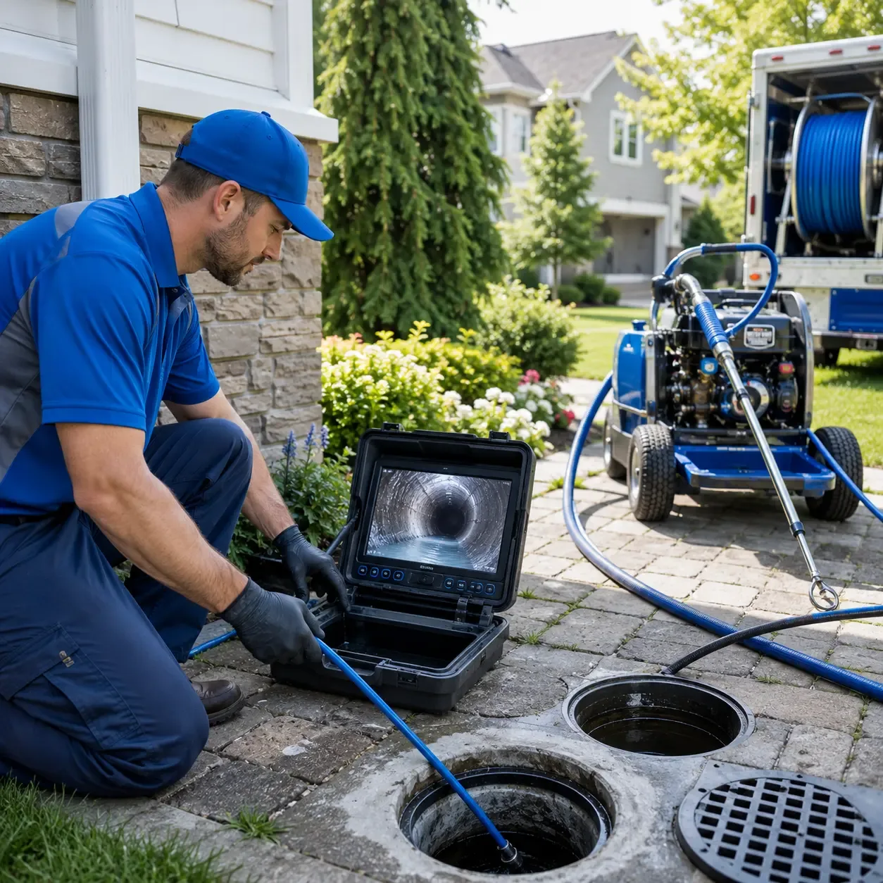 Outdoor drain cleaning professionals serving Belle, WV
